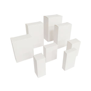 Dapat disesuaikan kotak kertas Kraft putih hadiah kosong kerajinan berbagai ukuran dari kotak kemasan karton mudah dirakit kotak daur ulang - Product Image 2