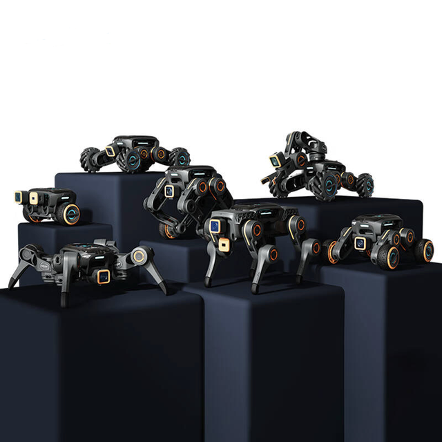 HUAYAO Intelligent Programmable AI Companion Robot Dog Educational Star-Exploration Machine Unisex Children Ages 8+ Plastic