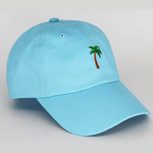 <span class=keywords><strong>Gorra</strong></span> <span class=keywords><strong>de</strong></span> Béisbol <span class=keywords><strong>de</strong></span> Algodón Bordada con Palmeras Azules Claras, Patrones <span class=keywords><strong>de</strong></span> Frutas, Correa Ajustable, Unisex para Adultos, Venta al Por Mayor - Product Image 2