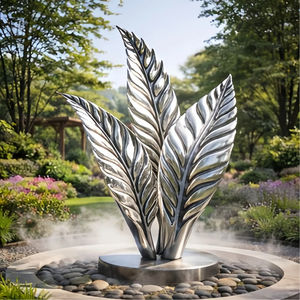 Statue d'art moderne personnalisée, <span class=keywords><strong>sculpture</strong></span> avec technique de soudage, figurine en acier métallique hyper réaliste - Product Image 4