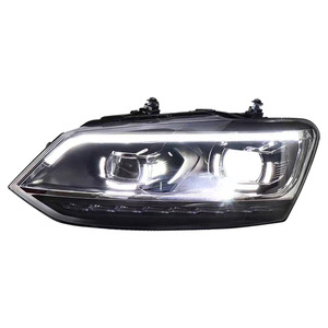 Gruppo Fari a LED per <span class=keywords><strong>Volkswagen</strong></span> VW <span class=keywords><strong>Polo</strong></span> 2011-2018 con Lente Proiettore Laser, DRL, Indicatore di Direzione, Lampada Frontale Sostitutiva Aggiornata - Product Image 5