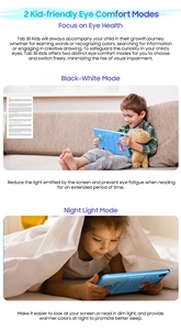 Blackview Tab 30 trẻ em <span class=keywords><strong>Tablet</strong></span> PC 10.1 ''hd hiển thị 6GB(2 + 4) 64GB 5100mAh pin a133p Quad Core loa kép <span class=keywords><strong>Android</strong></span> 13 máy tính bảng - Product Image 5
