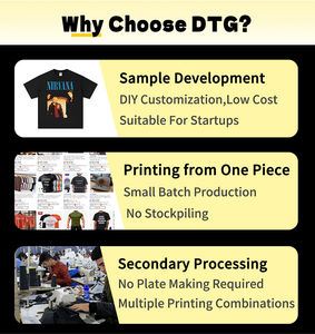เครื่องพิมพ์ผ้าอัตโนมัติแบบ DTG ขนาด A3 สำหรับหัวพิมพ์ I3200A/HD รองรับผ้าฝ้าย 100%/ผ้าผสม ใช้หมึกพิมพ์สีน้ำ สำหรับพิมพ์เสื้อยืด - Product Image 6