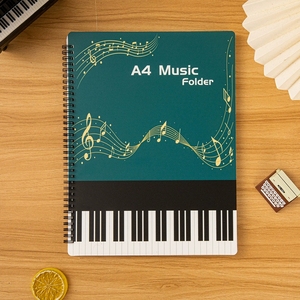 Wholesale Custom Logo A4 Coil‑Bound Sheet <b>Music</b> Folder For <b>Music</b> School - Product Image 3
