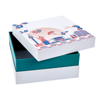 Boîtes en carton rigide personnalisées, réutilisables, élégantes et de petite taille, avec lamination UV mate, couvercle et base amovibles, emballage cadeau 2 pièces
