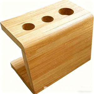 Wooden <b>Toothbrush</b> <b>Holder</b> Rectangular <b>Wall</b> <b>Mounted</b> Durable Bathroom Storage Rack For <b>Electric</b> <b>Toothbrush</b> Razor And Couple Use - Product Image 1