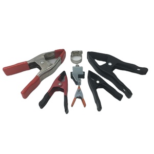 <span class=keywords><strong>Pince</strong></span> à ressort en acier inoxydable de 9 pouces, pinces à ressort métalliques robustes avec poignée en caoutchouc <span class=keywords><strong>pour</strong></span> le travail du bois, la collage, le jardinage et la <span class=keywords><strong>fixation</strong></span> de bâches - Product Image 5