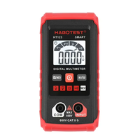 HABOTEST HT123 Multimeter Digital Auto Multi-meter 2000 Counts True RMS Pengukur Tegangan AC DC Resistansi Tes NCV dengan LCD