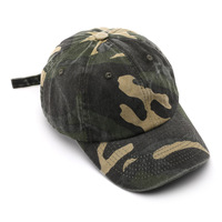 Gorra de Béisbol de Camuflaje de 6 Paneles, con Logotipo Bordado Personalizado, Transpirable, para Deportes y Camping, de Algodón, para Uso Diario Masculino