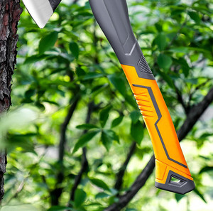 Hacha con mango de plástico y absorción de impactos, hacha para partir leña, hacha doméstica, hacha para cortar árboles, hacha para talar, hacha multifuncional para exteriores - Product Image 3