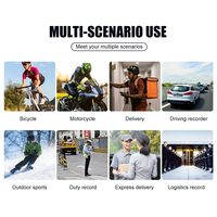 Mini caméra 4K HD avec vision nocturne, caméra DV pour vélo, moto, sports, enregistreur de conduite, caméra d'action portable pour vlog, voyages en plein air