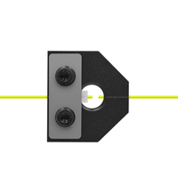 Piezas de impresora 3D, Conector de soldador de filamento, 1,75mm, Sensor de filamento PLA ABS para Ender 3 Pro Anet SKR, bloque de aluminio para impresora 3D
