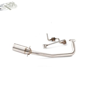 <span class=keywords><strong>Coude</strong></span> universel pour PCX <span class=keywords><strong>125</strong></span>/150, collecteur d'échappement en aluminium, collecteur avant, tuyau de descente, échappement de scooter - Nouveau, rénovation/mise à niveau - Product Image 2
