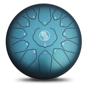 Tambour en acier de qualité supérieure de 11 pouces à 13 tons, instrument de percussion pour la méditation, le yoga et la sonothérapie - Product Image 1