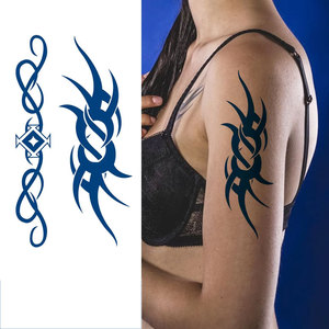 Tatuaggio Temporaneo Con Fascia Da Braccio, Dura Fino A 15 Giorni, Adesivo Semipermanente Impermeabile Magico Della Nuova Tecnologia - Foto 4