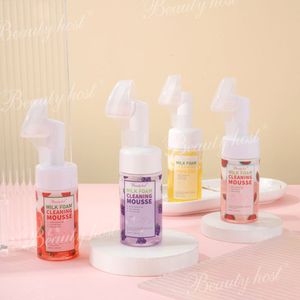 Beauty Host Fruit Amino Acid Mousse Face Wash Pore Massage Brush Gentle Foam Face Wash Brightening Hydrating Soothing for Family - Product Image 3