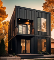 Maisons conteneurs de luxe écologiques personnalisées, maisons de luxe à deux étages, maisons conteneurs en kit, hôtels, café-bar