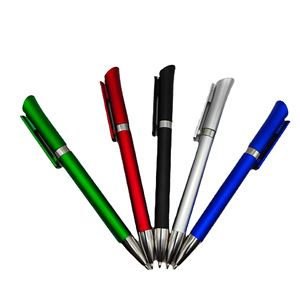 Matte Anodized Aluminum Click Ballpoint Pen With Matching Color Clip Business Colors Retractable Advertising Signature Pen - Product Image 1