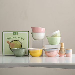 Traditional Matcha <b>Tea</b> <b>Set</b>, Match Bowl with Spout and Scoop Whisk Chasen Stand <b>Tea</b> Towel , Matcha <b>Tea</b> Ceremony Kit - Product Image 1