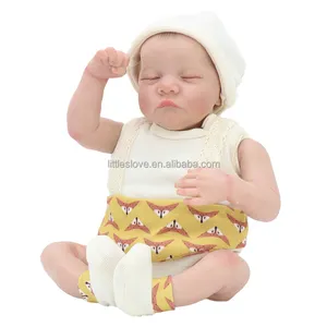 17inch Wholesale Made in China Boy Soft Newborn Doll Levi Real Lifelike Realistic Baby Silicone Reborn Dolls