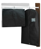 Vente en gros, étui de rangement anti-poussière pour cintres, organisateur de manteaux et de robes, housse de costume de voyage, sac de transport
