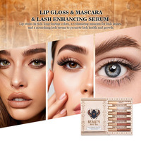 Palette de maquillage tout-en-un professionnelle portable et waterproof avec fards à paupières et maquillage complet du visage, fonction de retournement de page