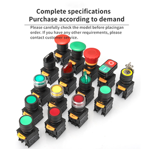 מתג כפתור פלסטיק SHSNAO SAY7N-11ZS איכותי, זול, עם עצירת חירום, איפוס סיבובי, נעילה עצמית, 10A, IP53 - Product Image 6