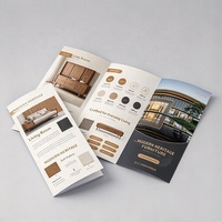 Brochure promotionnelle en papier recyclé avec logo personnalisé, manuel d'utilisation du produit pour la publicité de l'entreprise