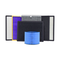 Filtre HEPA à charbon actif mini plissé haute densité H11-H14, purificateur d'air électrique écologique pour camping-car, voiture, usage commercial et extérieur