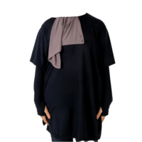 Vêtements musulmans pour femmes sur mesure OEM, vente en gros à Dubaï, vêtements de sport à séchage rapide à manches longues, ensemble 2 pièces en spandex/polyester, respectueux de l'environnement