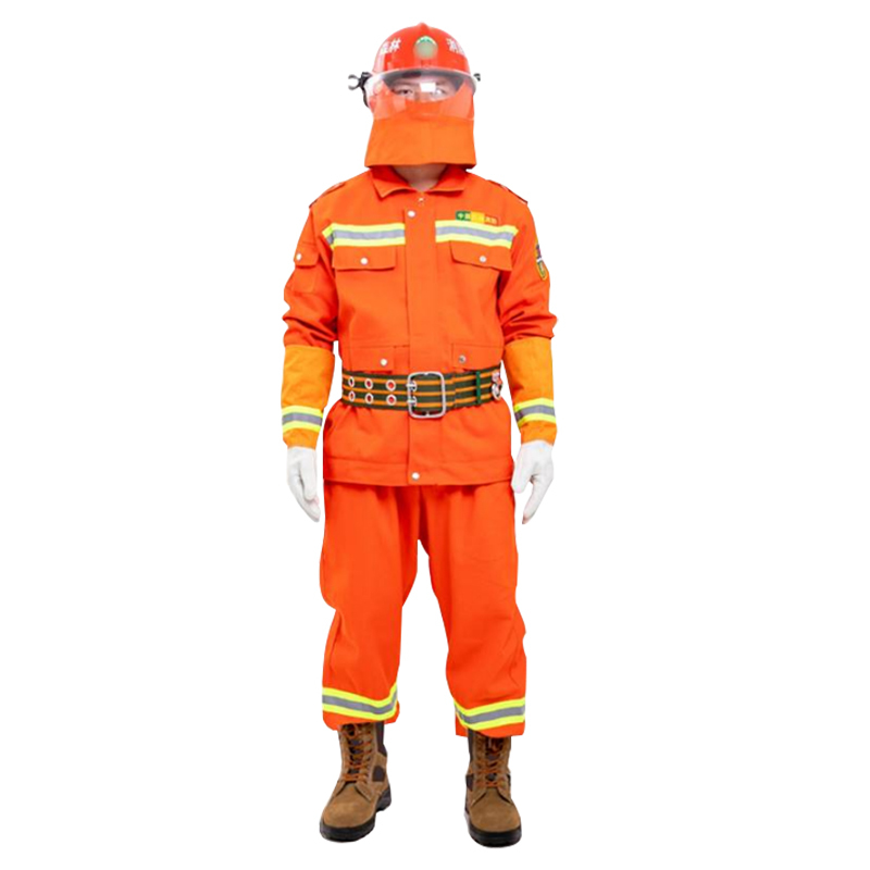 Fire Unit Uniform Firefighter Suit Fireman Fire Fighting Uniform - Flame Resistant ...