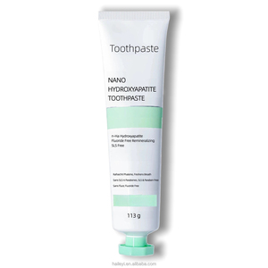 Dentifrice au Nano Hydroxyapatite Sans Fluorure Saveur Menthe Naturelle Reminéralisant Blanchissant Restauration de l'Émail pour Soins Bucco-Dentaires Quotidiens - Product Image 1