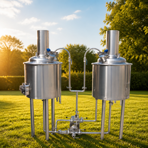 Edelstahl 500L 1000L 2000L <span class=keywords><strong>Brite</strong></span> Bier-Lagertanks mit Druckbehälter PLC-Pumpenmotor - Product Image 5