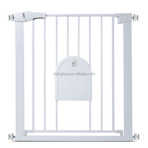 Usine enfant barrière fermeture automatique sécurité bébé porte portes escaliers enfant sécurité garde bébé sécurité barrière <span class=keywords><strong>extra</strong></span> <span class=keywords><strong>large</strong></span> fer clôture - Product Image 3