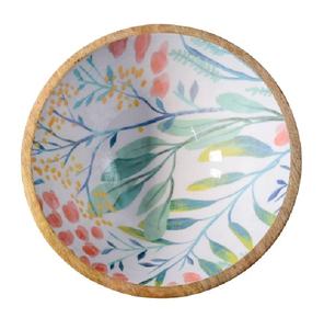 Nouvelle vaisselle Design imprimé émaillé bol en bois ensembles de vaisselle bol à fruits décoratif vente en gros petit créatif - Product Image 1