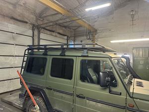 Portapacchi universale per tetto a basso profilo portapacchi Mercedes G350D in alluminio 4x4 portapacchi per tetto - Product Image 3