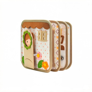<span class=keywords><strong>Libro</strong></span> de Actividades Montessori de Fieltro para Niños de 5 <span class=keywords><strong>a</strong></span> 7 <span class=keywords><strong>A</strong></span>ños, <span class=keywords><strong>Libro</strong></span> Educativo Silencioso, Juguetes de Aprendizaje Temprano, Logotipo Personalizado, Colorido - Product Image 2