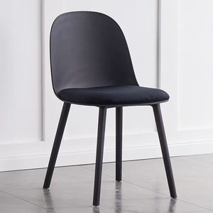 Wholesale <b>Cheap</b> Price Leisure Colored Coffee Cushion Seat PP Plastic Restaurant Cafe Kitchen Stackable Dining <b>Chair</b> - Product Image 5