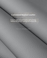 Fundas de Asiento de Cuero Personalizadas con Textura Moderna en Gris para Volkswagen ID 3 2019-2025, Completas, Fáciles de Limpiar, para Todas las Estaciones