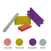 Ensemble de pédicure jetable pratique à usage unique fournit uniquement une expérience de manucure et de pédicure hygiénique idéal pour les voyages ou à la maison