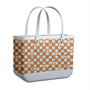 Bolsa de Playa de Goma EVA Personalizada de Fábrica, Multitamaño, Gran Capacidad, Impermeable, Estilo Hueco, con Logotipo, Patrón <span class=keywords><strong>y</strong></span> Dijes Personalizados - Product Image 2
