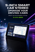 OEM ODM 10.1 Inch Android Car Player GPS Navigasi Wireless CarPlay Android Auto Stereo Kamera Mundur untuk Grosir