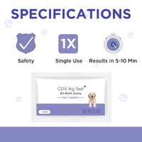 Cassette de test rapide d'anticorps de Brucella canine haute sensibilité pour la brucellose canine, bandelette de test pour cliniques vétérinaires, vente en gros