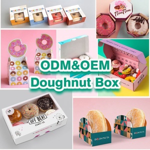 Nhà Sản Xuất Tùy Chỉnh Món Tráng Miệng Bao Bì Thực Phẩm Ngăn Kéo Hộp Giấy Donut Macaron Cookie Bao Bì Hộp Thiết Kế Miễn Phí - Product Image 5