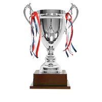 Trofeos Elegantes al por Mayor, de Alta Calidad, Personalizados, Estilo Deportivo, Metálicos, Electrochapados en Oro Antiguo, para Torneos