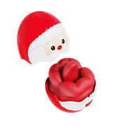 Vibrateur Lèche-œuf Père Noël, Cadeau de Noël Original, Masseur en Silicone pour Femme, Rechargeable, Étanche, Vente en Gros