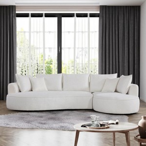Unisofa mùa xuân cắt ghế để bán trong hộp đồ nội thất nhà miếng bọt biển cong sofa sang trọng nén mùa xuân lười biếng sofa - Product Image 1