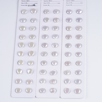 Perles d'eau douce perles en gros appariées 10-11mm11-12mm blanc forme de pièce de monnaie perle d'eau douce naturelle perles en vrac pour la fabrication de bijoux