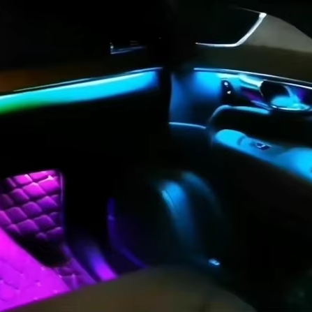 RGB 23-LED Ambient Interior Light Kit with Door & Footwell Control APP/WeChat for Volvo XC90 2015-2024