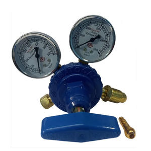 Régulateur de pression d'oxygène de style japonais pour Yamato OR16 avec manomètre pour argon, propane et CO2, en laiton et aluminium - Product Image 2